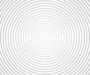Fototapeta na wymiar Abstract vector circle halftone black background. Gradient retro line pattern design. Monochrome graphic.