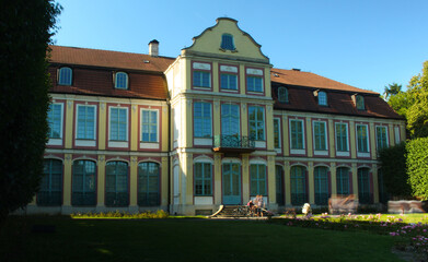 Historical Palace and Gardens in Gdansk, Poland