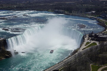 Niagara falls in Ontario Canada, Horse shoe falls 