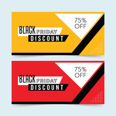 Sale banner template. Black Friday Sale label. Vector ad illustration. Promotional marketing discount event. Design element for sale banners, posters, cards