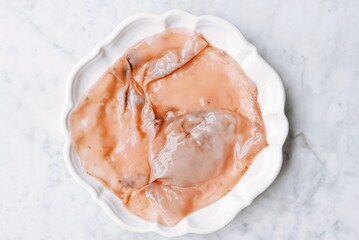 SCOBY vue de haut pour kombucha