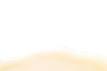 Cosmetic cream gel texture isolated on white background. Skin care concept. - Image
