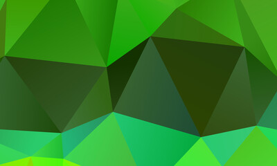 Dark green polygonal abstract background. Great illustration for your needs.