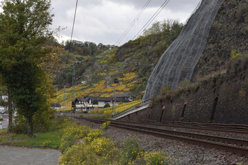 Kobern-Gondorf an der Mosel im Herbst