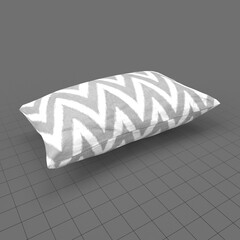 Chevron pattern cushion