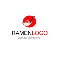 Logo for ramen food restaurant vector icon design