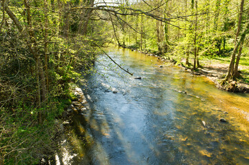 River near Chantelle, Allier, Auvergne, France