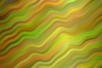 Pretty Brown and yellow waves abstract vector background.