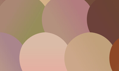 Beautiful Brown circles background, digitally created
