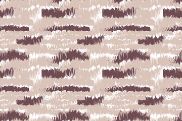 Dry Brush Strokes And Scratches Retro Grunge Background. Dark Vector Hand Painted Dirty Seamless Pattern. Dirty cracked wall texture