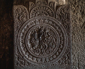 Ajanta Cave Temples in the Granite Mountains of Vindhya, India