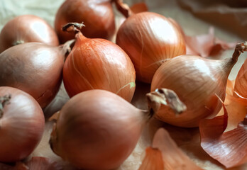 A few onions on paper..Natural protection from all diseases.from the coronavirus.