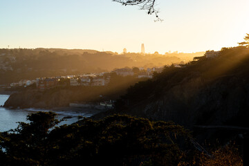 San Francisco - Sea Cliff at Sunrise