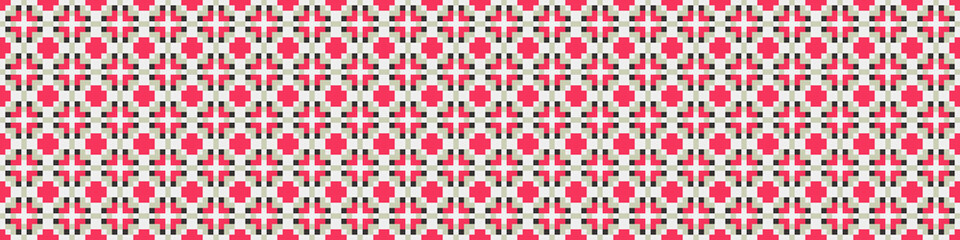 Abstract Cross Pattern Dots Logo generative computational art illustration