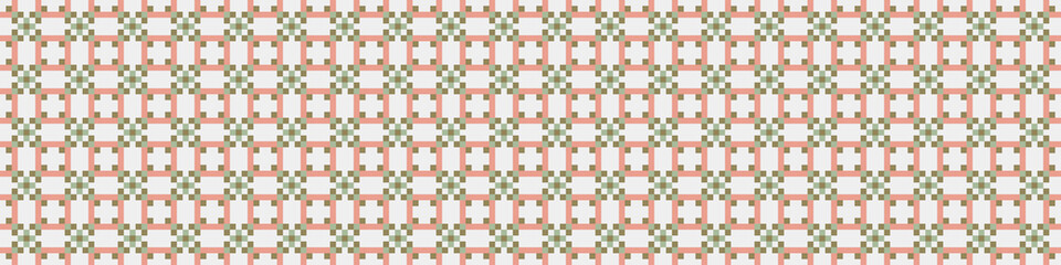 Abstract Cross Pattern Dots Logo generative computational art illustration
