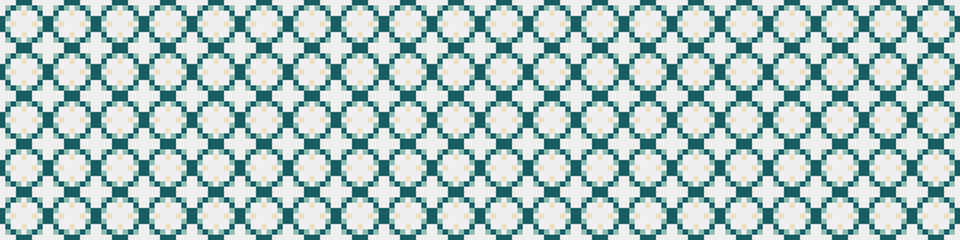 Abstract Cross Pattern Dots Logo generative computational art illustration