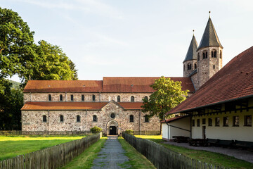 Naklejka premium Dorf in Mitteldeutschland bei Göttingen