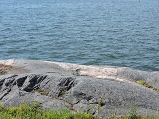 rocks in the sea, Finland