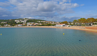 Fototapeta premium Playas de SʻAgaró Costa Brava Catalonia España
