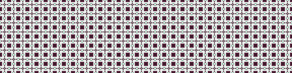 Fototapeta premium Abstract Cross Pattern Dots Logo generative computational art illustration