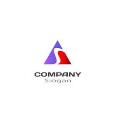 A Letter Logo, Letter A logo icon design, A letter logo design