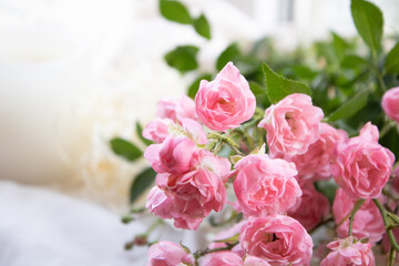 pink roses bouquet