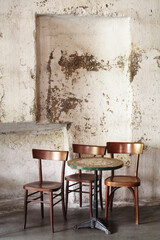 three chairs