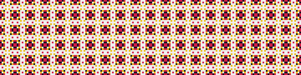 Abstract Cross Pattern Dots Logo generative computational art illustration