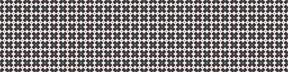 Fototapeta premium Abstract Cross Pattern Dots Logo generative computational art illustration