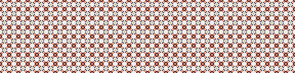 Abstract Cross Pattern Dots Logo generative computational art illustration