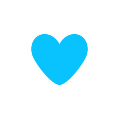 Heart icon flat.