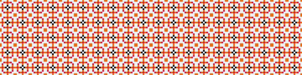 Abstract Cross Pattern Dots Logo generative computational art illustration