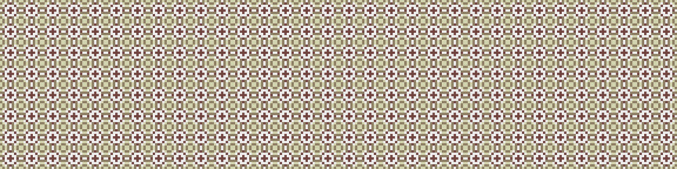Fototapeta premium Abstract Cross Pattern Dots Logo generative computational art illustration