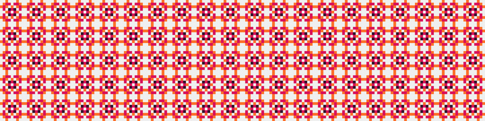 Abstract Cross Pattern Dots Logo generative computational art illustration