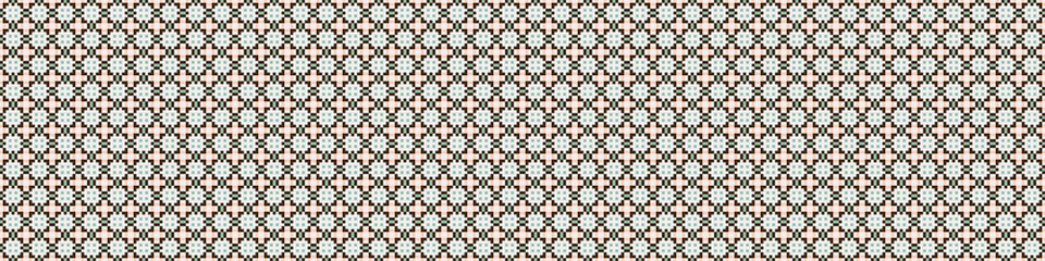 Abstract Cross Pattern Dots Logo generative computational art illustration