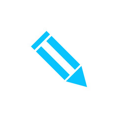 Pencil icon flat.