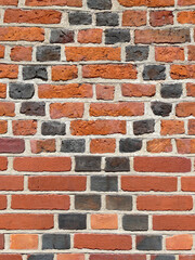 Detail of the Gothic Upper gate in Olsztyn in Poland