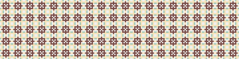 Abstract Cross Pattern Dots Logo generative computational art illustration