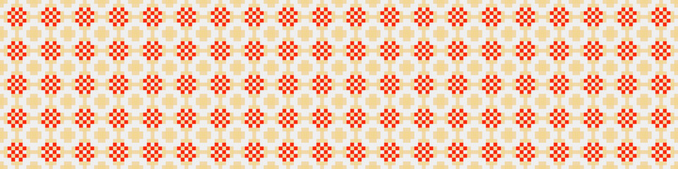Abstract Cross Pattern Dots Logo generative computational art illustration