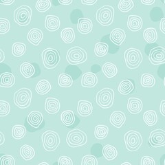 Textile seamless design circles