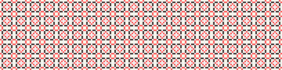 Abstract Cross Pattern Dots Logo generative computational art illustration