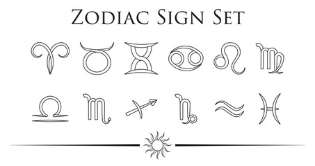 Zodiac Sign Set (Elven Style)