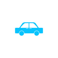 Car icon flat.