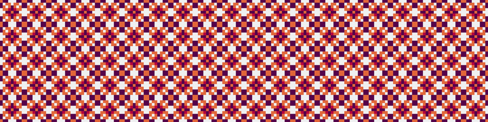 Abstract Cross Pattern Dots Logo generative computational art illustration