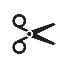 scissors icon - cutting tool sign symbol	