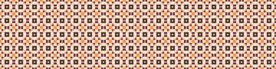 Fototapeta premium Abstract Cross Pattern Dots Logo generative computational art illustration