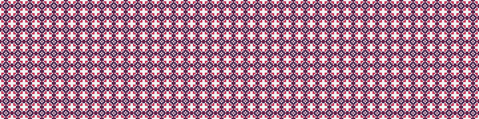 Abstract Cross Pattern Dots Logo generative computational art illustration