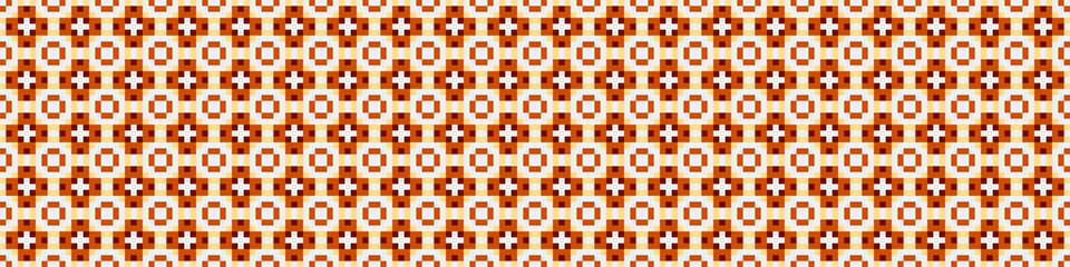 Abstract Cross Pattern Dots Logo generative computational art illustration