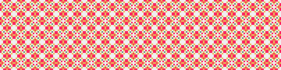 Abstract Cross Pattern Dots Logo generative computational art illustration