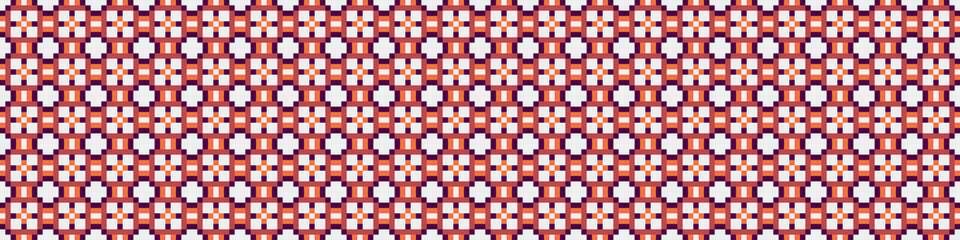 Abstract Cross Pattern Dots Logo generative computational art illustration